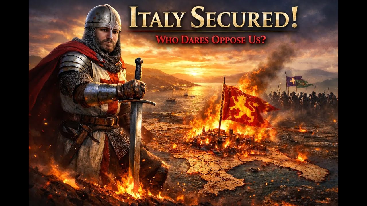 Italy Secured… Now Who Dares Oppose Us? | Norman Campaign (rome 2 1100 AD) mod