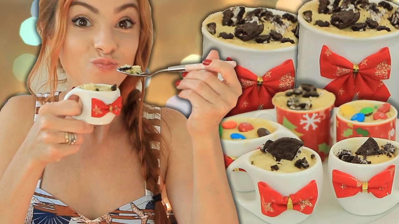 DIY :: Panetone de Óreo e M&M's. pronto em 5 minutos no Microondas!!! SUPER Fácil!