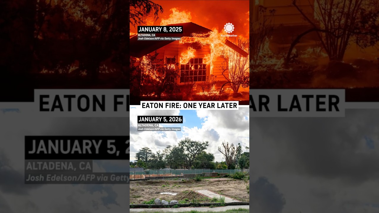 Before & After California Wildfires