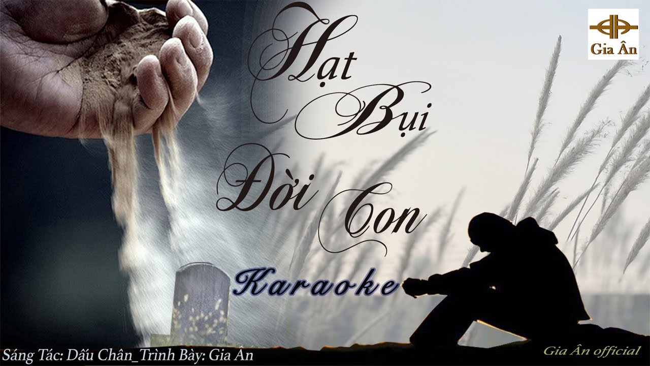 Gia Ân | Karaoke Hạt Bụi Đời Con | Official Music Video