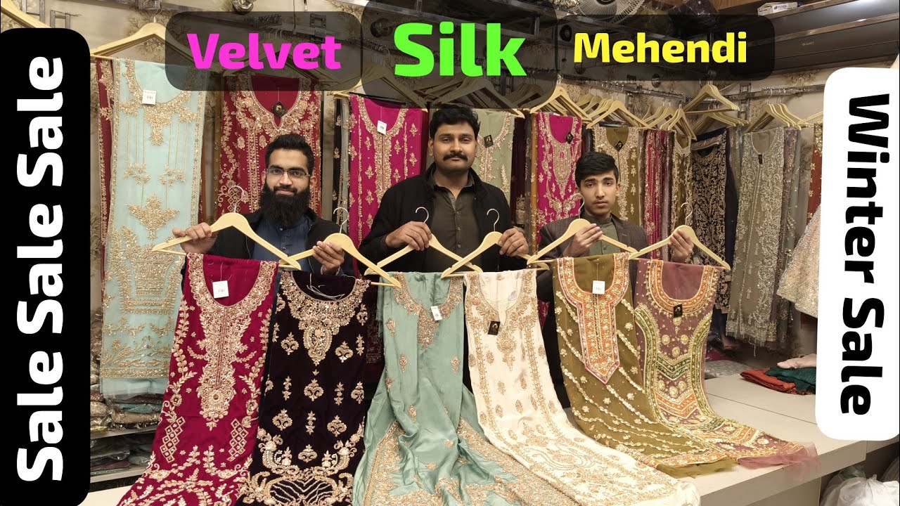 Velvet Handmade Dress/Silk Dress Sale/Winter Sale/Velvet Sale/Tussle Silk@BinEjazbyParisZari