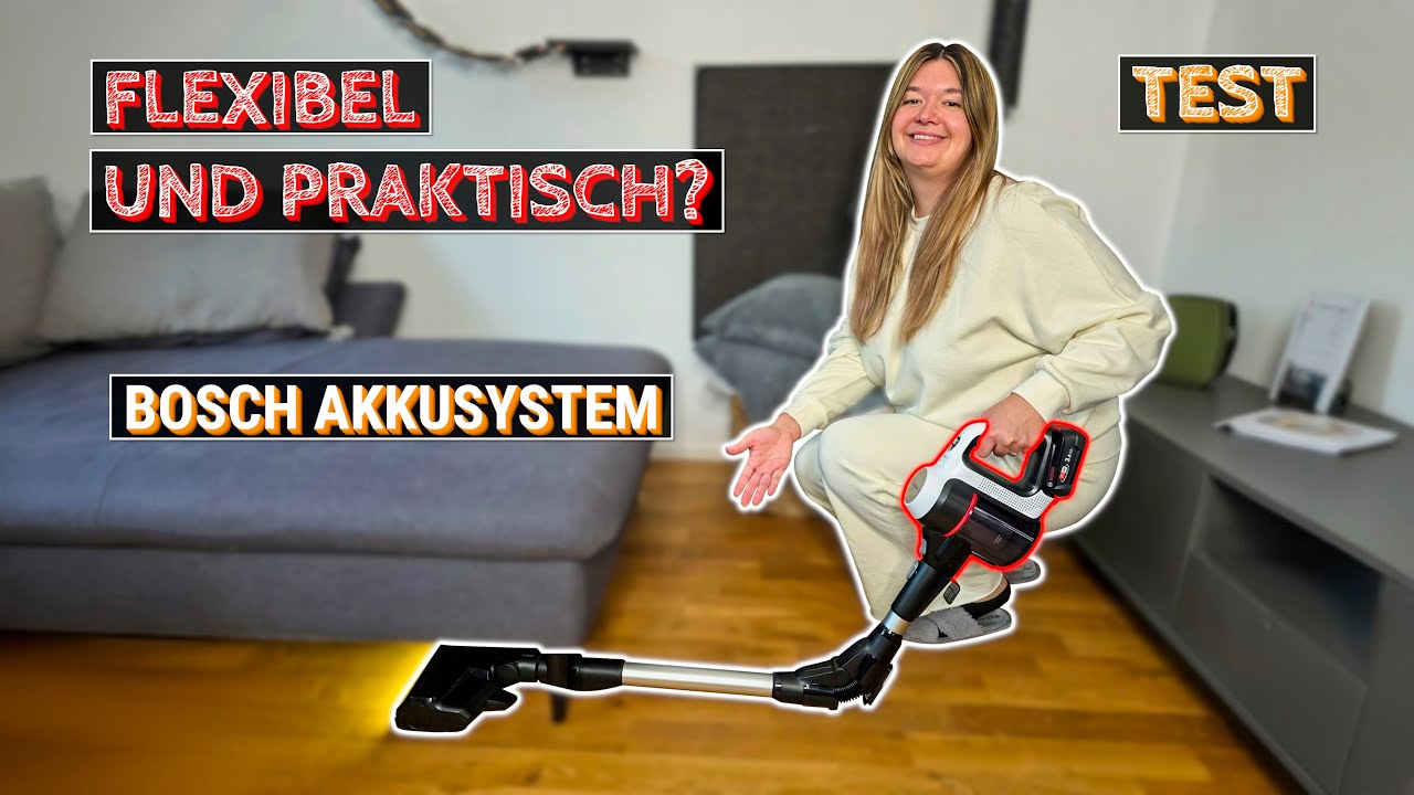 Saugkraft ohne Kompromisse? Staubsauger Bosch Unlimited 7 mit austauschbarem Akku im Test
