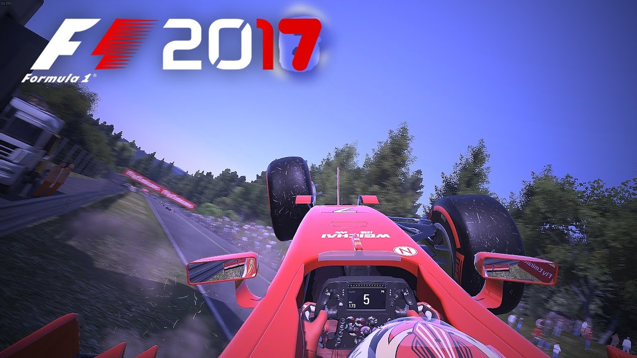F1 2017 (Mod) - CRASH COMPILATION #1