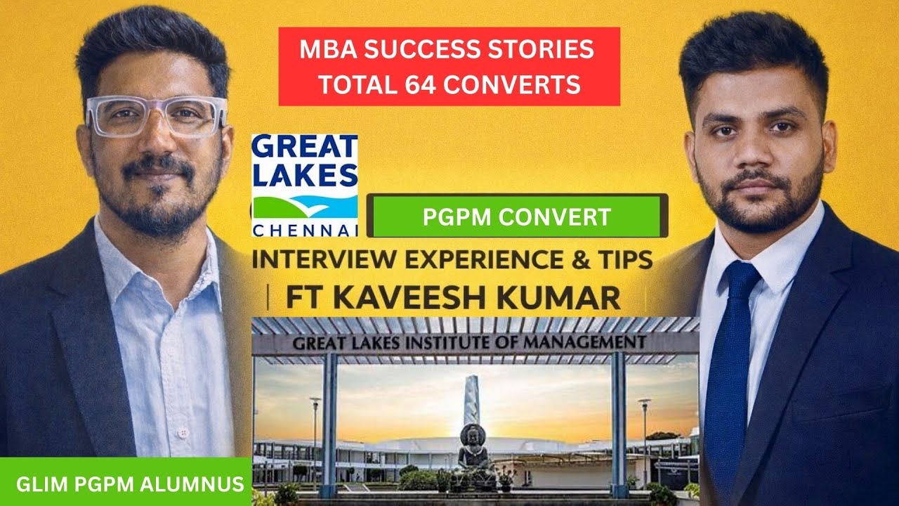 GLIM PGPM CONVERT INTERVIEW EXPERIENCE & TIPS | FT KAVEESH KUMAR | AKASH SHINDE | 63 TOTAL CONVERTS