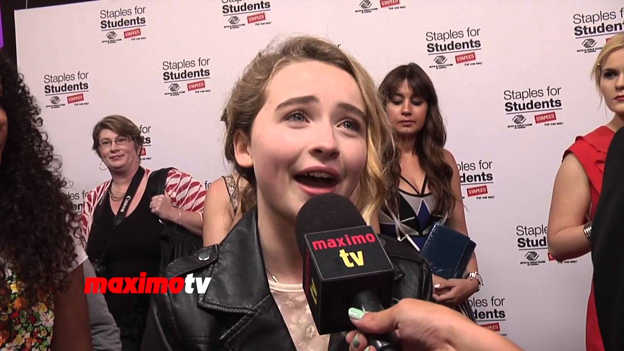 Sabrina Carpenter Interview Staples for Students 2013 Teen Choice Awards After Party