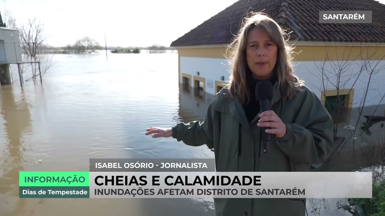 Estradas e caminhos intransitáveis em Santarém