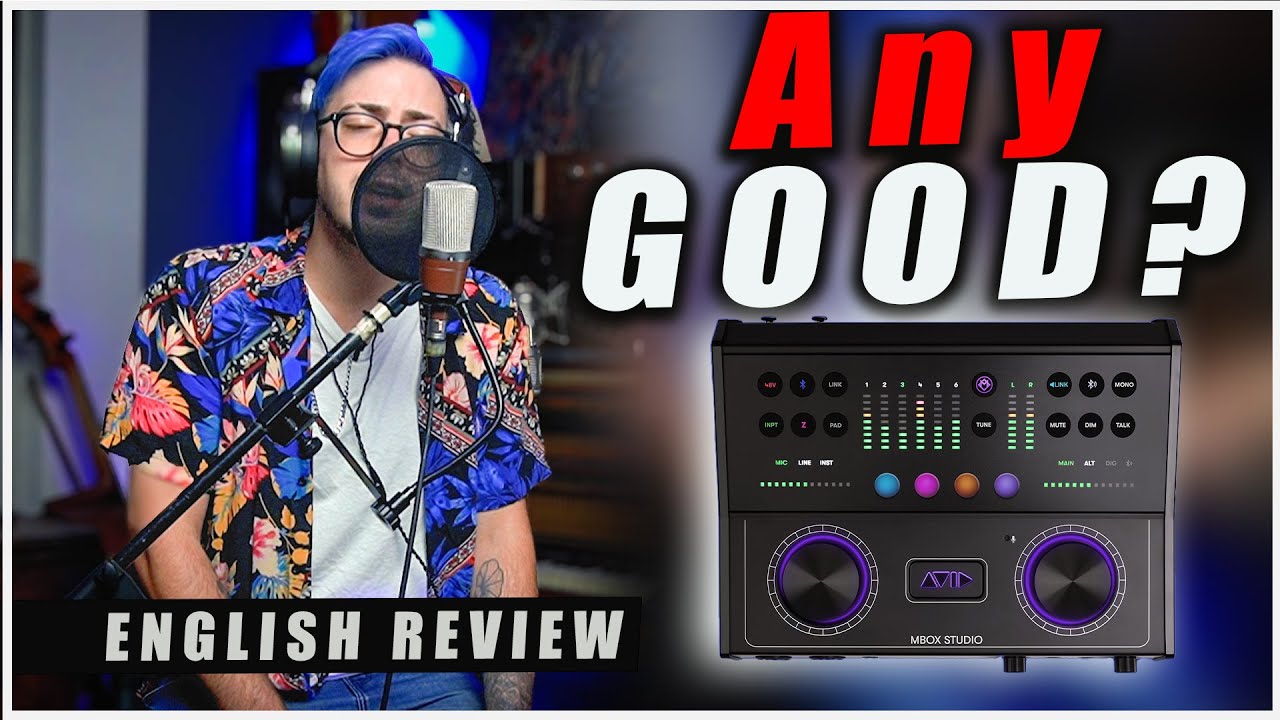 DID WE NEED A NEW MBOX? | Avid Mbox Studio | Full English Review and recording demo