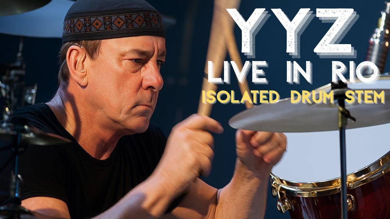Rush - YYZ Live in Rio (Neil Peart Isolated Drum Stem)