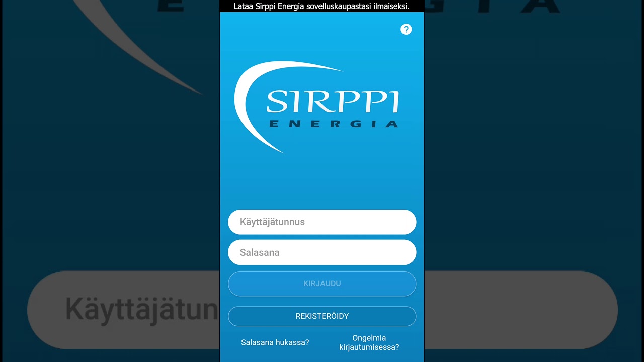 Sirppi Energia - Esittely, ominaisuudet ja k&auml;ytt&ouml;&ouml;notto