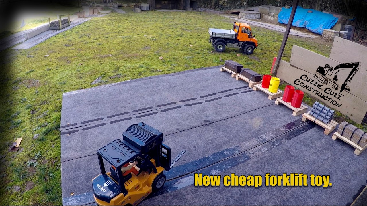 Bought a cheap forklift toy to use in my delivery area.
