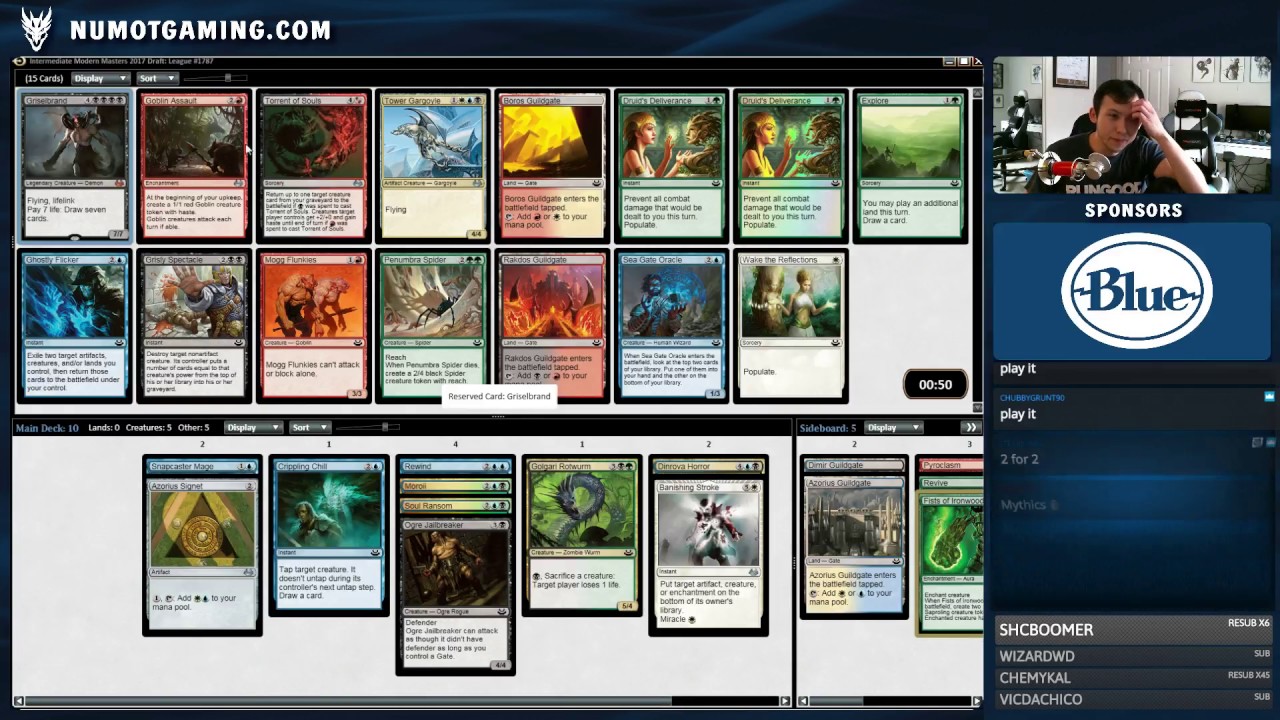 MTG | Modern Masters 2017 Draft 4 (reupload)