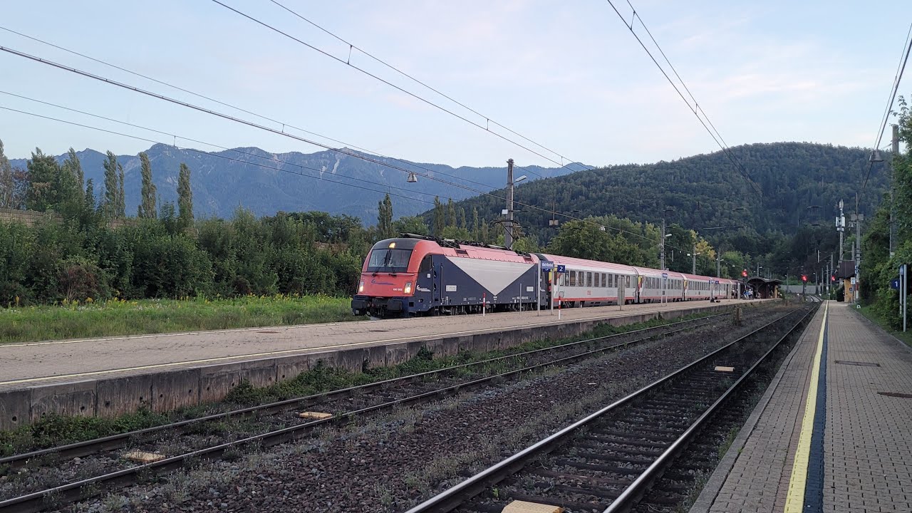 Treni in transito a Villach Warmbad - Züge im transit in Villach Warmbad