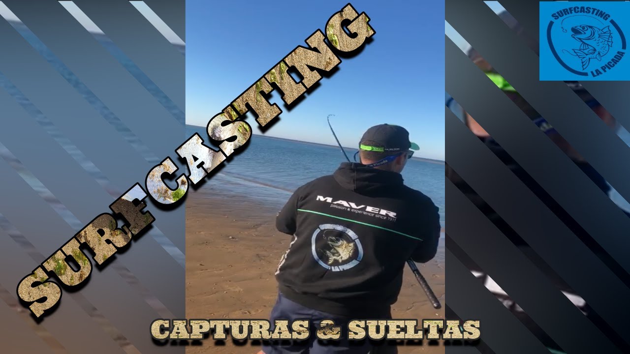 SURFCASTING |  PESCA A SURFCASTING | VARIAS ESPECIES | CAPTURAS & SUELTAS | CON AGUSTIN