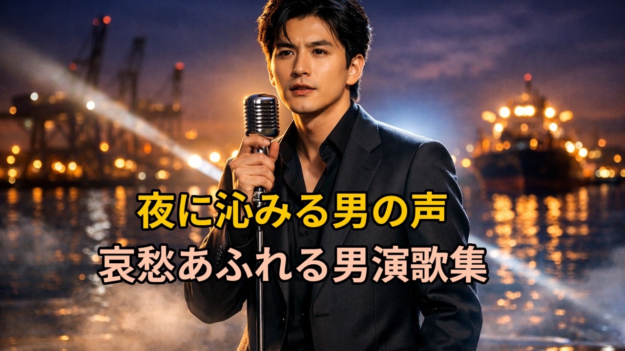 帰れぬ汽笛と港町の夜｜哀愁あふれる男演歌集