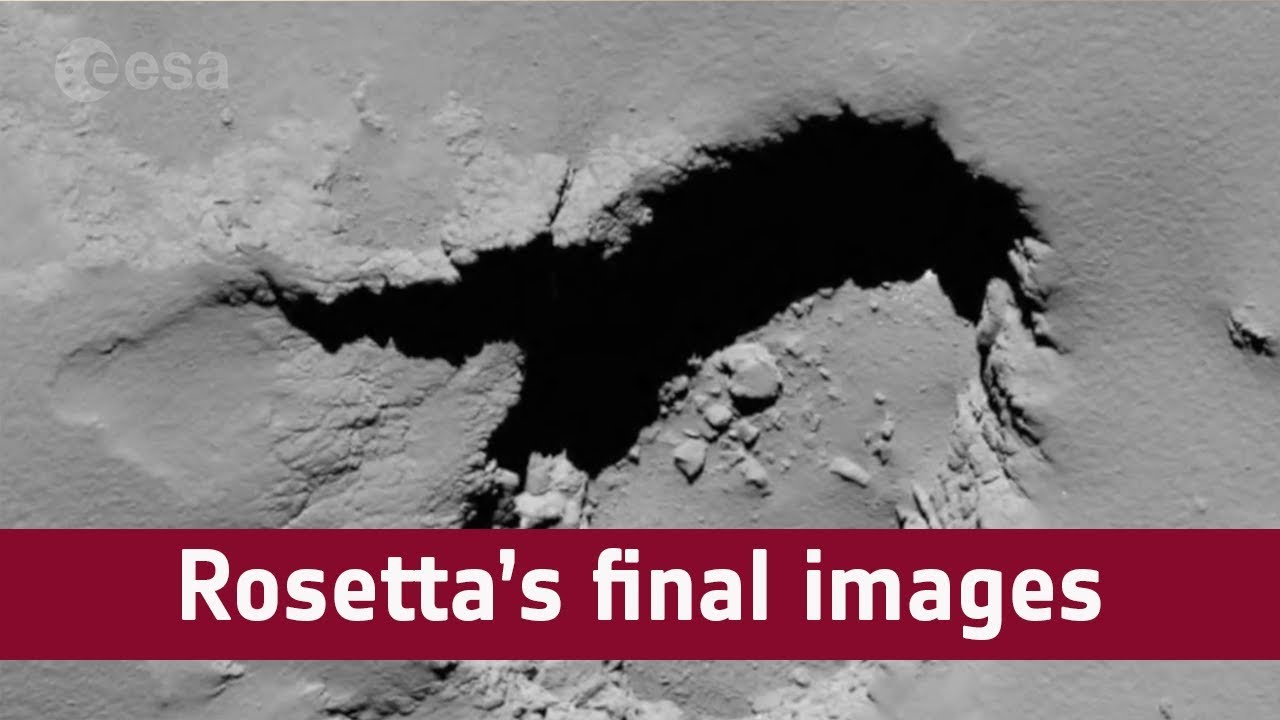 Rosetta&rsquo;s final images