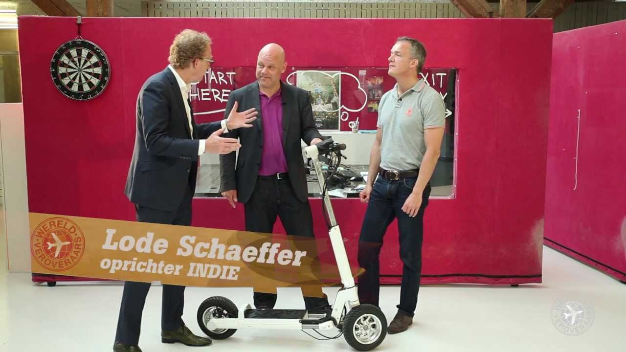Wereldveroveraar Marcel Schreuder bij Lode Schaeffer