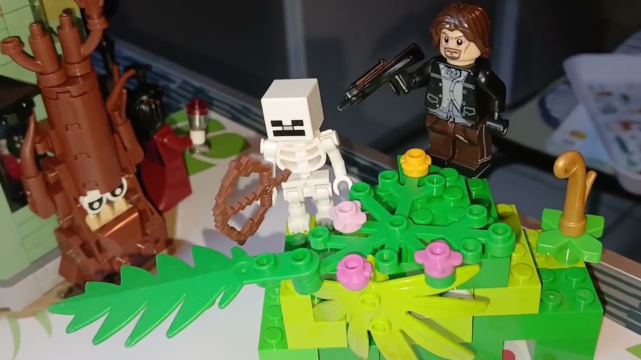  lego halloween(manoir hanté 31167, apparition du chariot élévateur 60198 et broyeur friends 42617) 