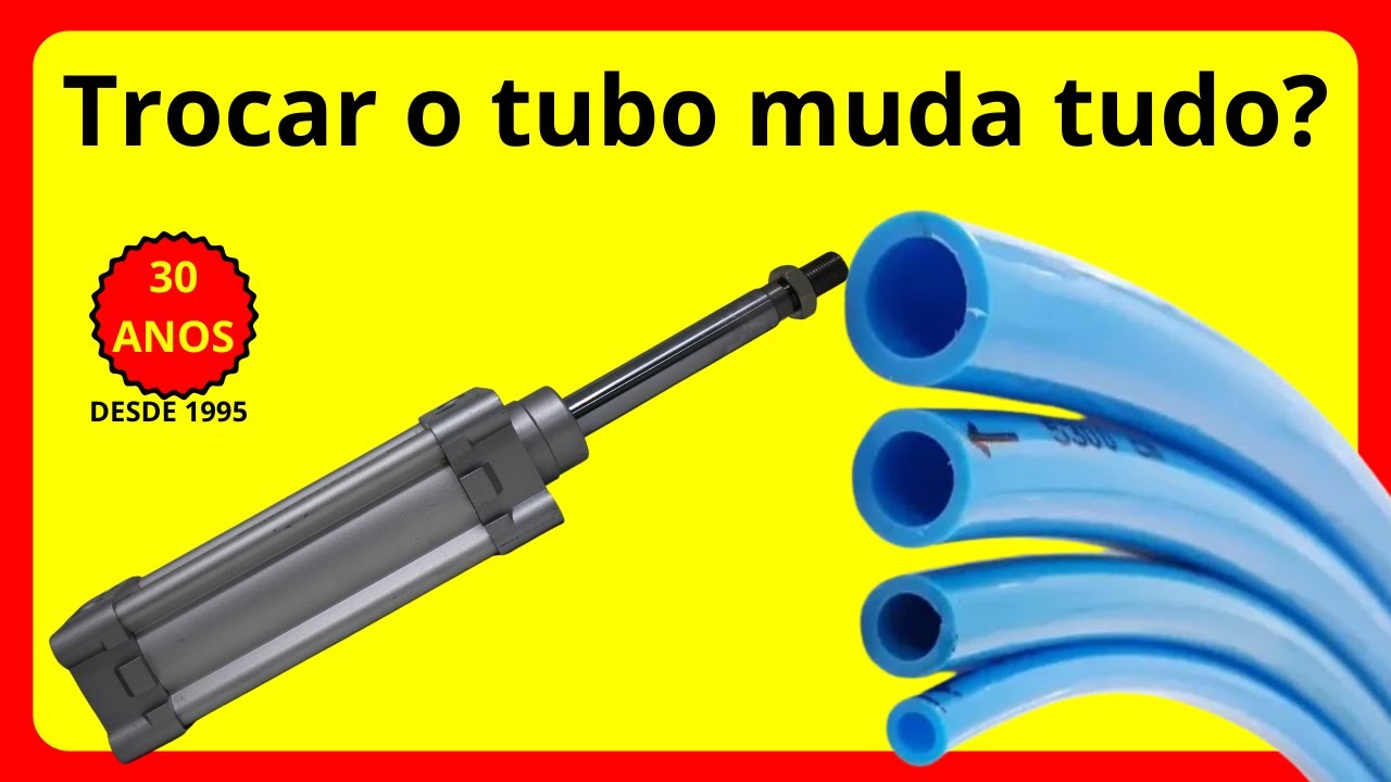 Trocar o tubo muda o desempenho do sistema pneumático? Veja na prática!