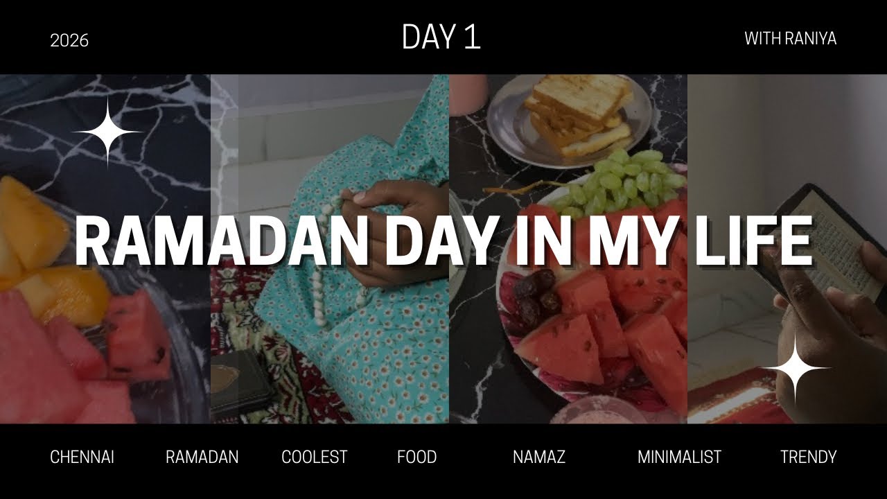 ചെന്നൈയിലെ ഞങ്ങളുടെ നോമ്പ് 🌙day 1| #dayinmylife 