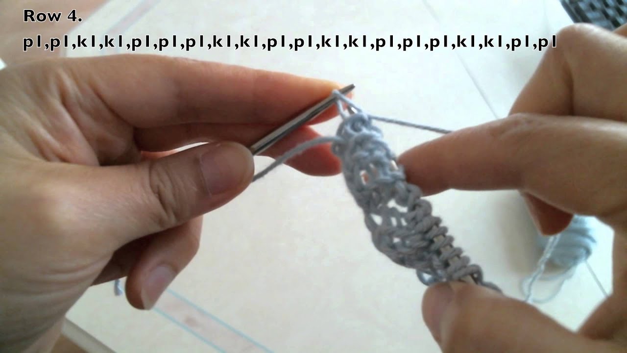 How to Knit drop Stitches 1080p