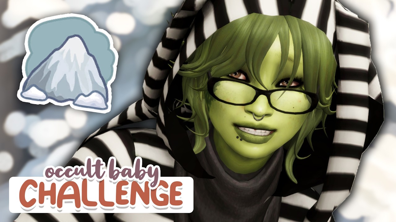 Family Skiing Trip ⛰️ | Ep. 61 | Sims 4: Occult Baby Challenge