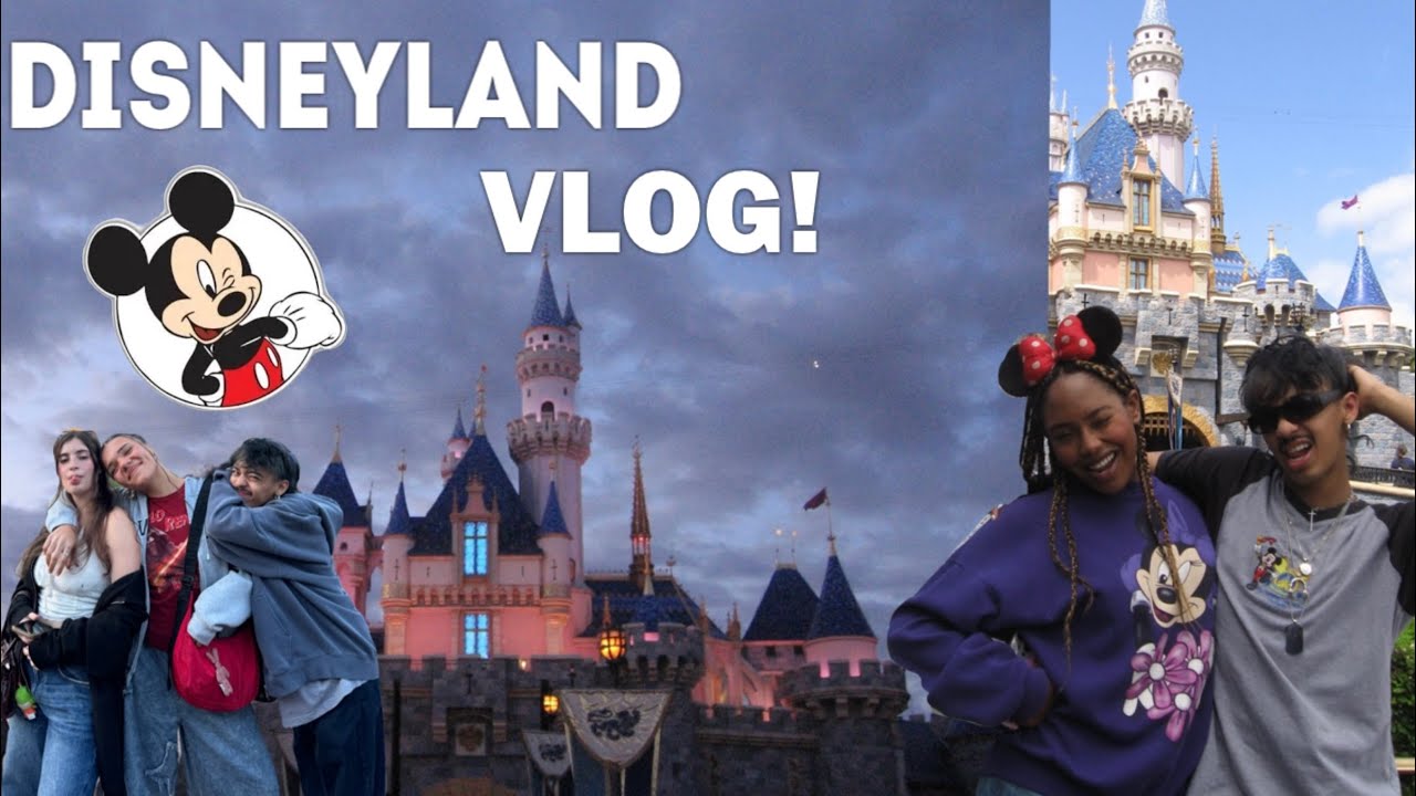 super cool pretty people spend the day at Disneyland!