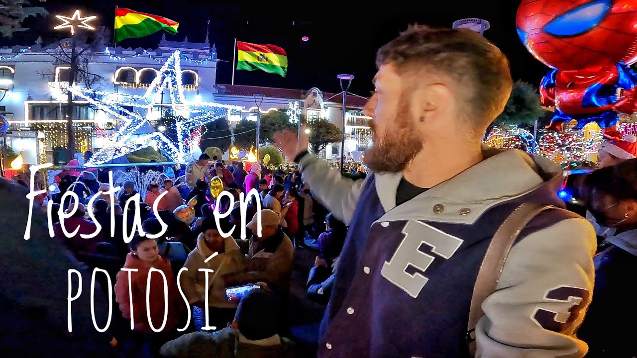 Así FESTEJA POTOSI 🍩  👉 PLAZA 10 de NOVIEMBRE 🍹  ↪  BOLIVIA.
