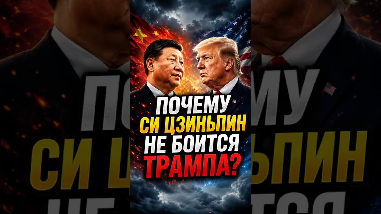 😱 ПОЧЕМУ СИ ЦЗИНЬПИН НЕ БОИТСЯ ТРАМПА? #new #shorts #китай #россия #трамп #сицзиньпин #политика