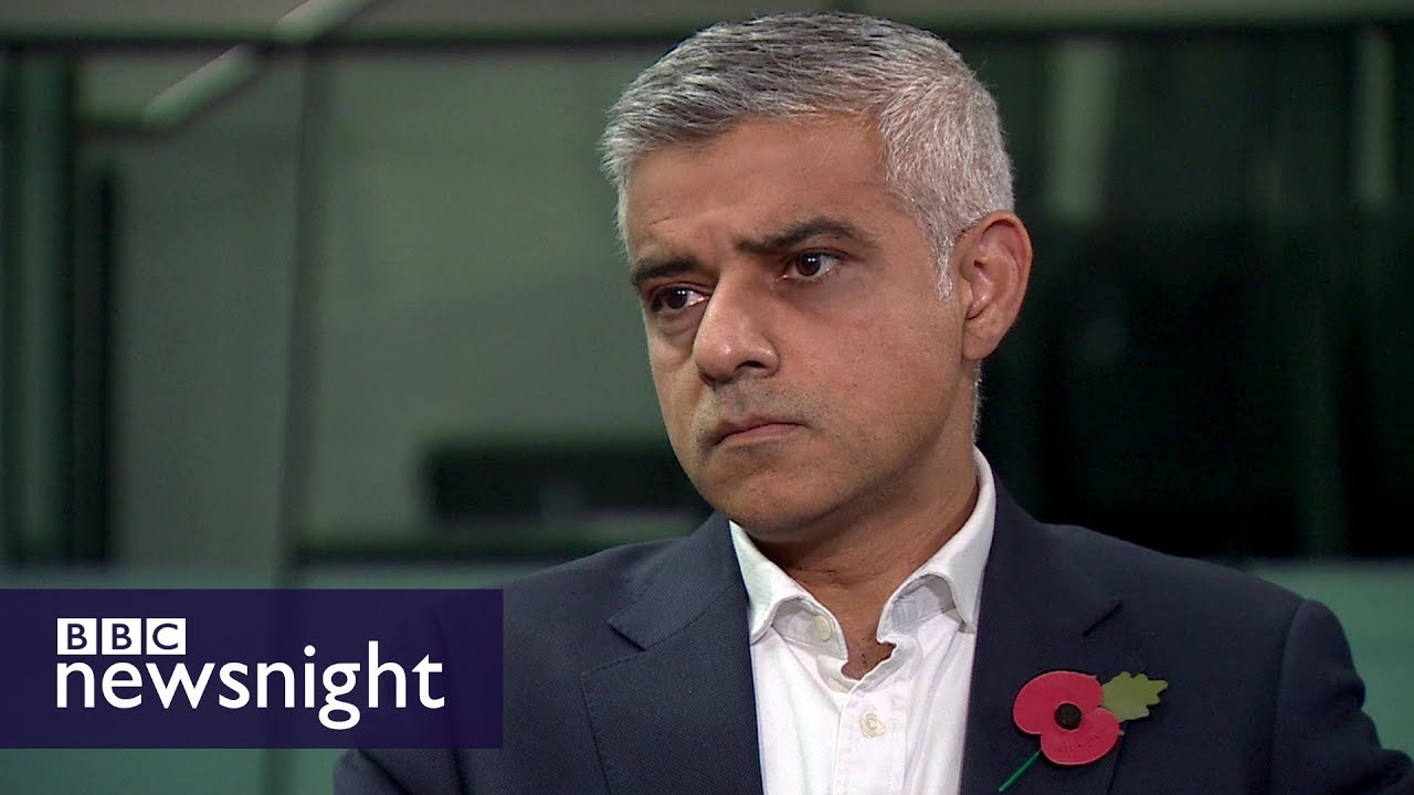 London Mayor Sadiq Khan on affordable housing - BBC Newsnight