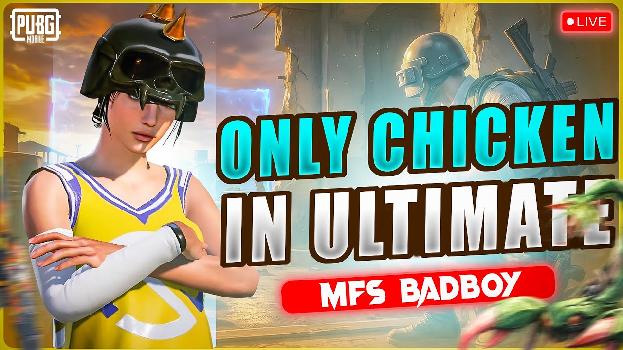 LIVE 🔥 Chicken Dinner or Nothing! | Ultimate Royale | (PUBG Mobile/BGMI)