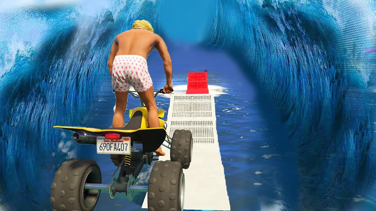 TSUNAMI PARKOUR QUAD ! (LE VRAI MÉTIER DE LASALLE)