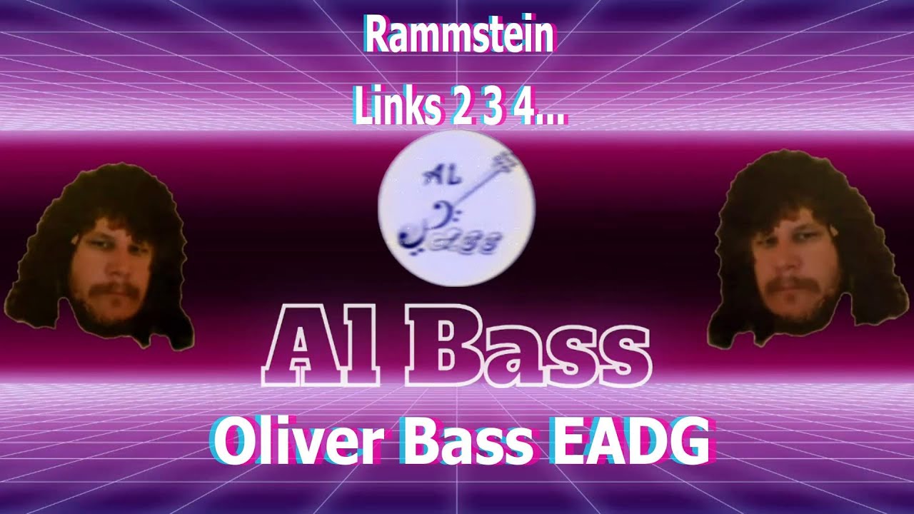 Rammstein - Links 234 (Bass tab)
