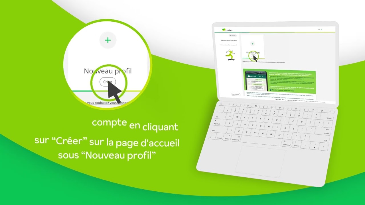 S&rsquo;enregistrer en myCrelan gr&acirc;ce &agrave; Crelan Sign (disponible dans la Crelan mobile app)