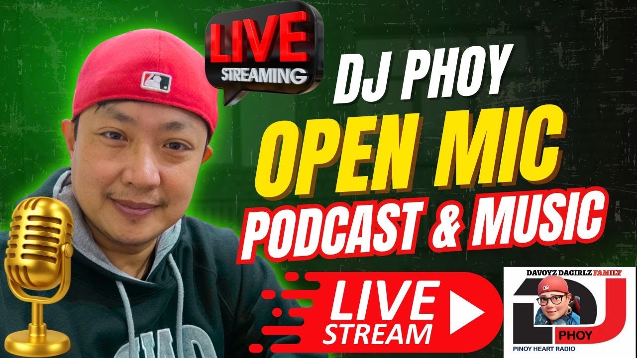 COME LET'S JAM WITH DJ PHOY & FRIENDS ||OPEN MIC KARAOKE JAM MUSIKWENTUHAN #live #trending #podast