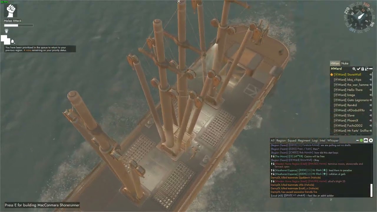 Foxhole War : 117 - longhook Naval Invasion Of Lockheed ( Marban Hollow )
