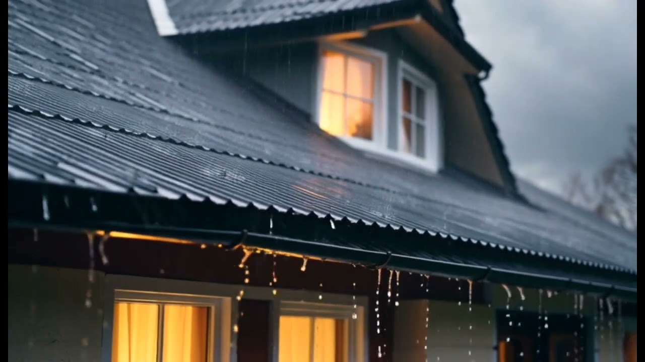 calming AI rain ambience for meditation