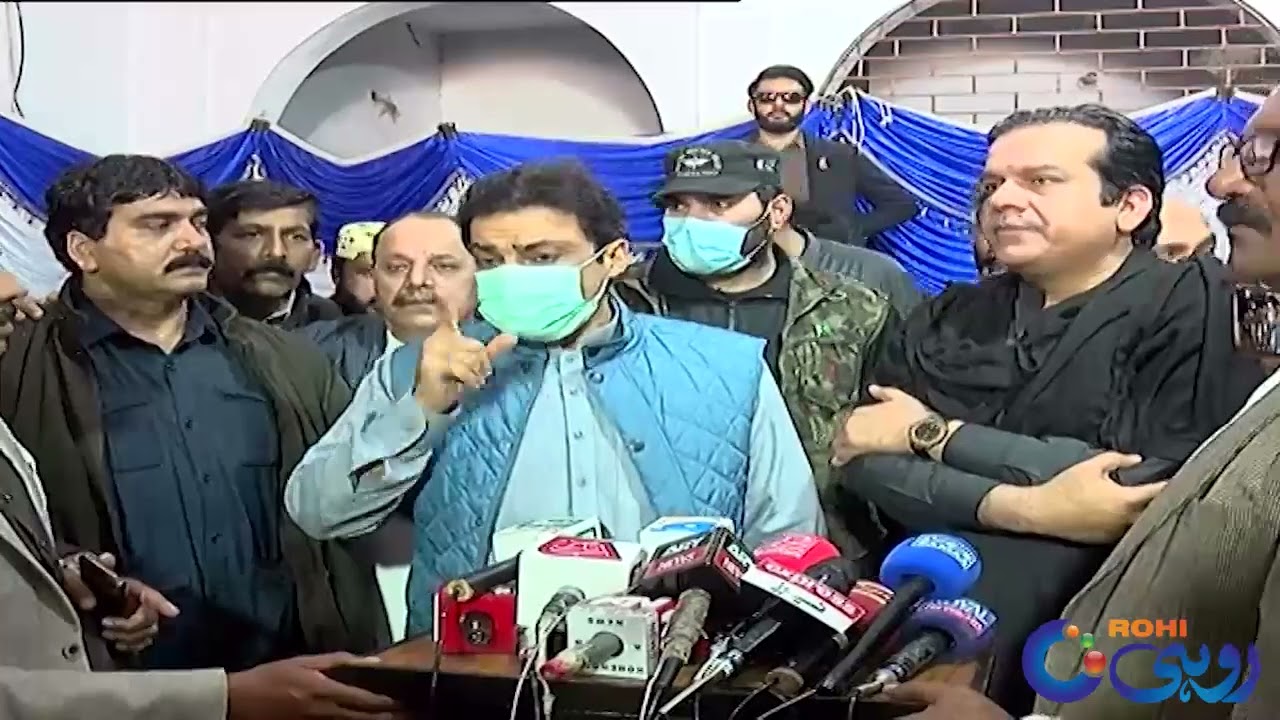 Hamza Shehbaz Sharif Media Talk In Lodhran