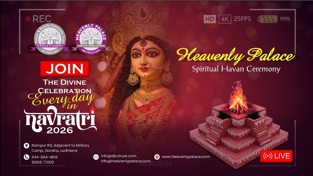 Navratri Day 1 Celebration at Heavenly Palace | Maa Shailputri Blessings | Senior Care Home in India