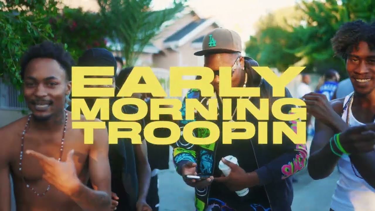 EARLY MORNING TROOPIN [OFFICIAL VISUALIZER] YSP SLEEP X BOOCA 7600
