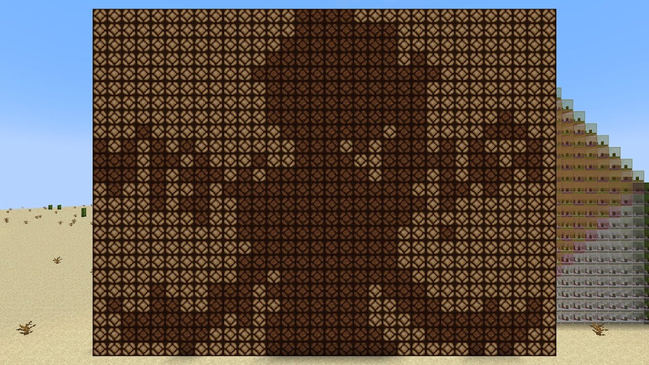 Bad Apple with Minecraft Computational Redstone (Short Circuit)