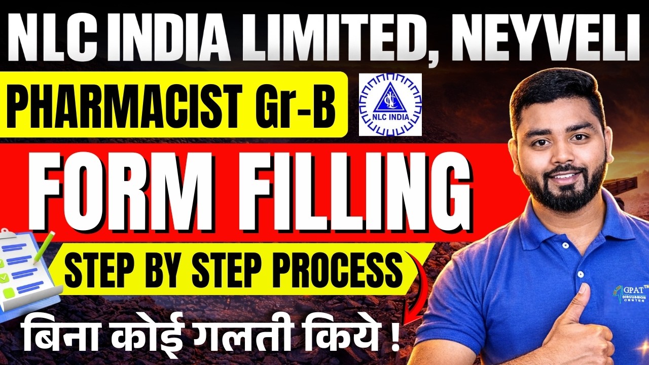 NLC Pharmacist Grade-B Form Filling Process 2026 💊 | Step-by-Step Online Apply