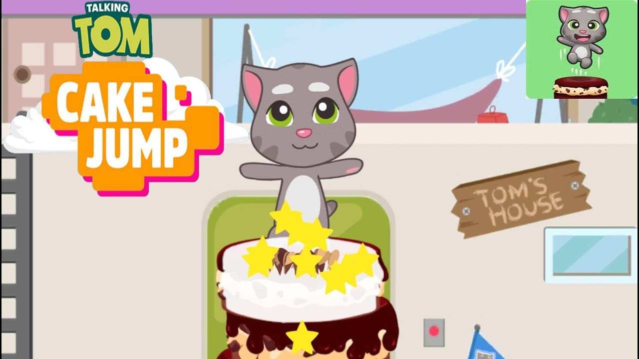 Talking Tom Cake Jump Android Gameplay - *Full Screen* Talking Tom