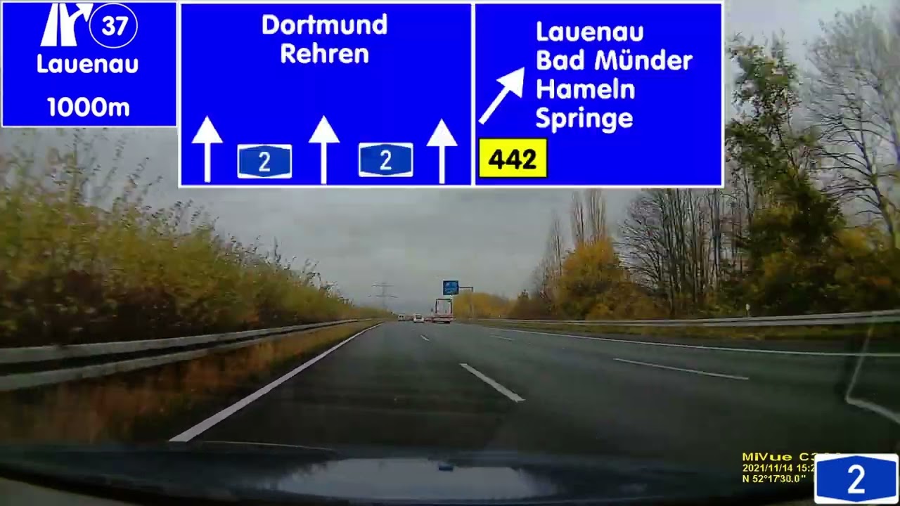 A2: Kreuz Hannover-Ost - Kreuz Bielefeld / Germany