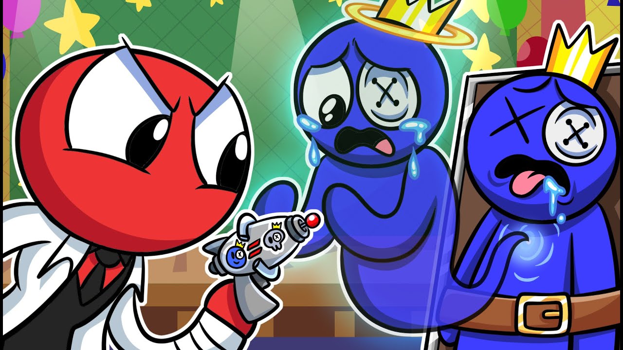 RAINBOW FRIENDS but BLUE Is A GHOST?! Rainbow Friends Animation