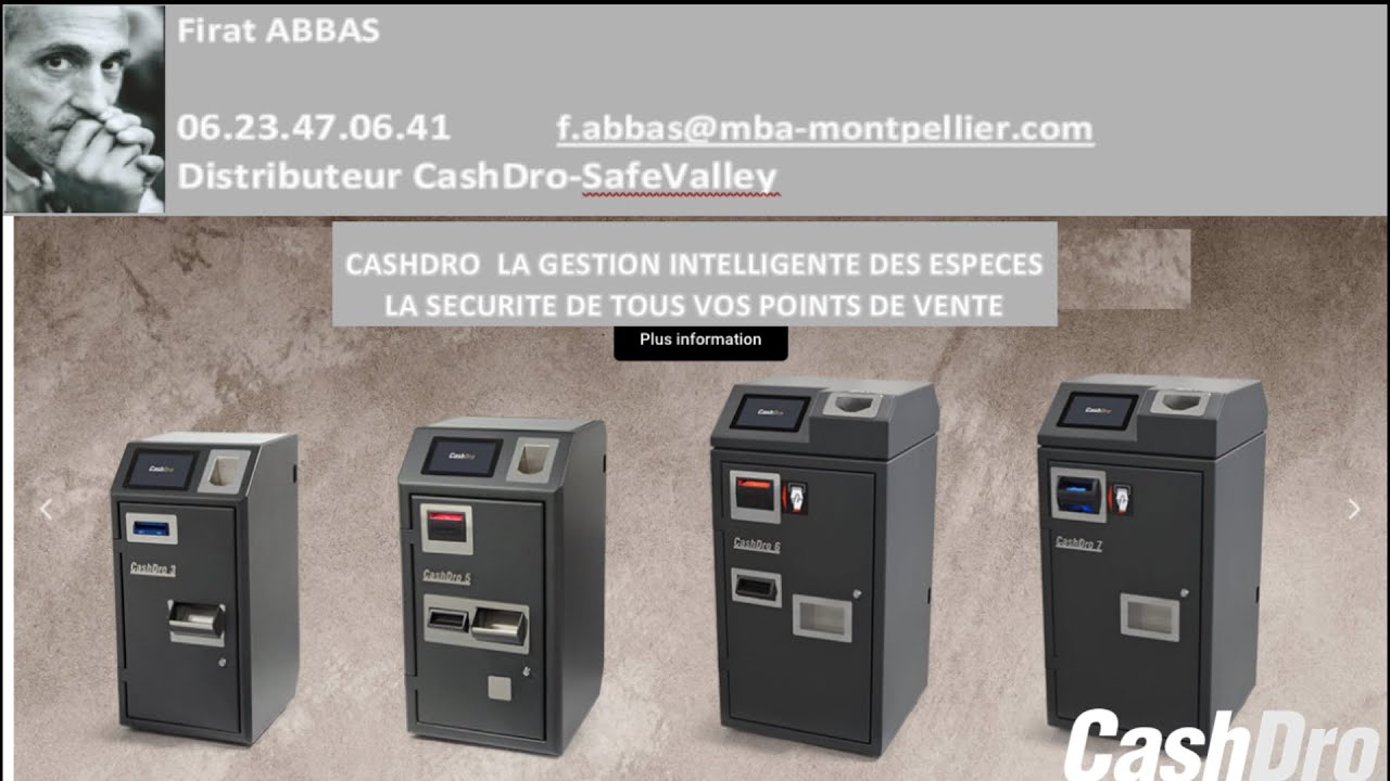 CASHDRO Une solution intelligente de la gestion de vos espèces