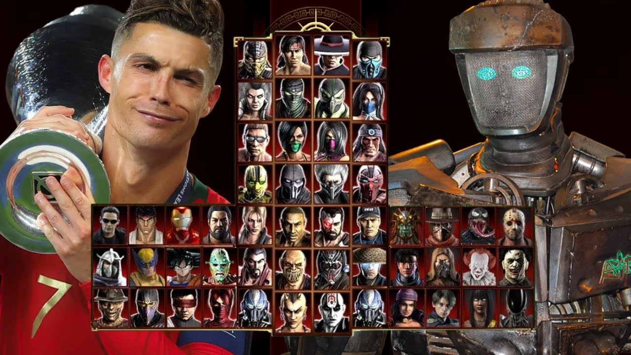 Mortal Kombat 9 - CRISTIANO RONALDO &  ATOM ROBOT - Expert Tag Ladder - Gameplay @(1080p) - 60ᶠᵖˢ ✔