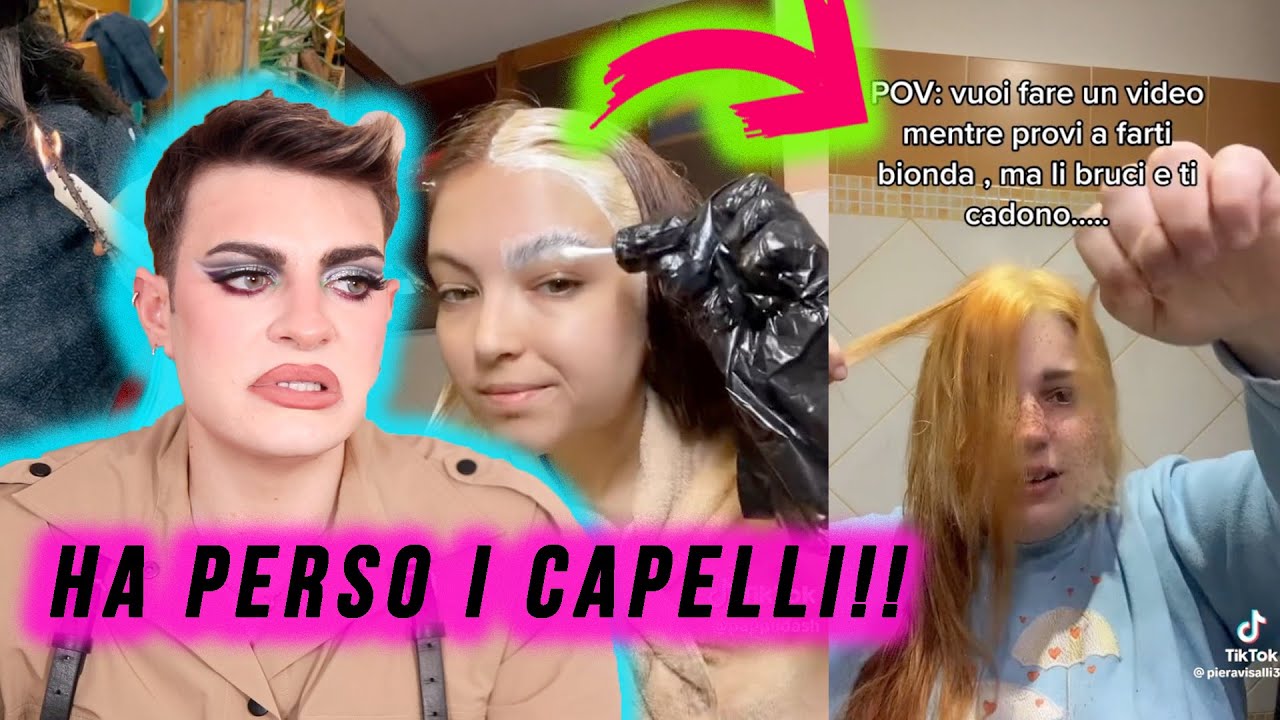 PERDE I CAPELLI PER COLPA DI TITKOK! PARRUCCHIERE REAGISCE ALLE MENZIONI DI TIKTOK!!