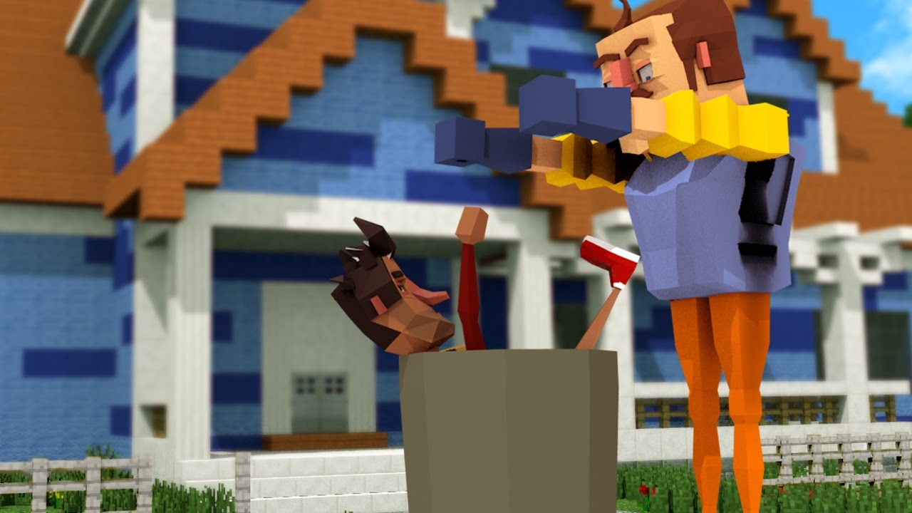 Minecraft — КАК ИЗБЕЖАТЬ НАКАЗАНИЯ ЗА УБИЙСТВО! (Привет, сосед в Minecraft)