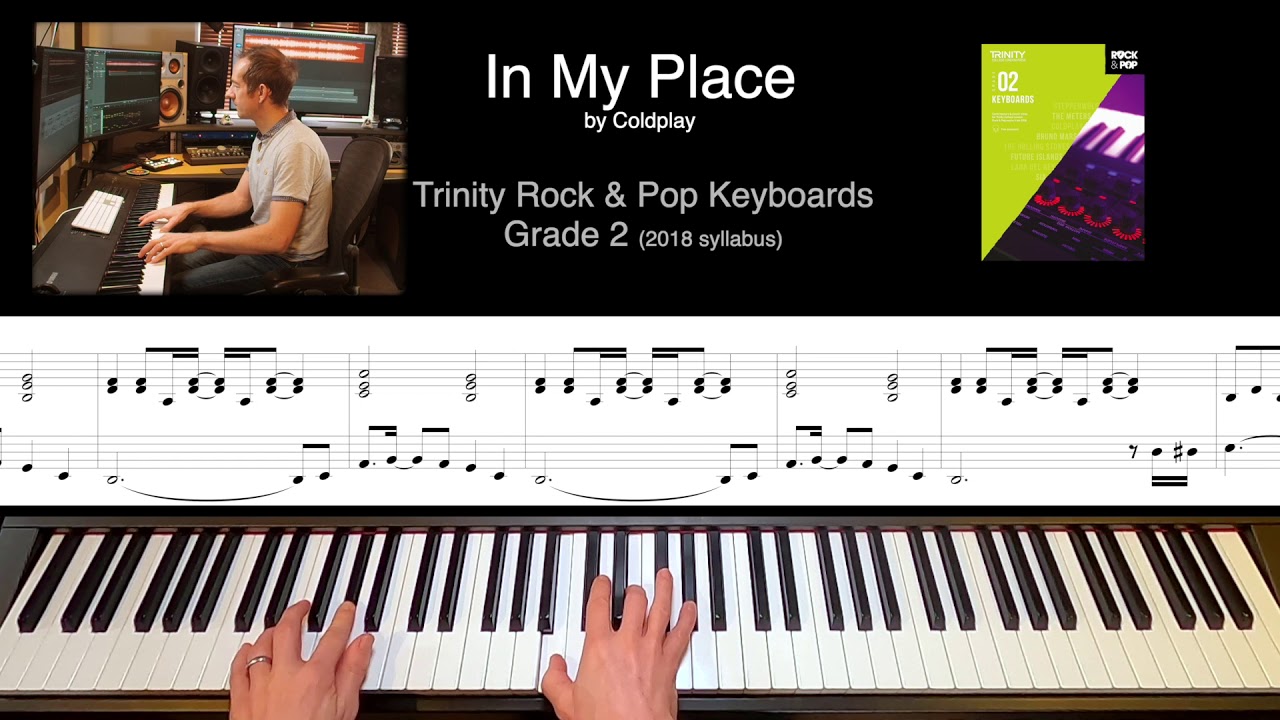 In My Place Trinity Keyboards Rock & Pop Grade 2