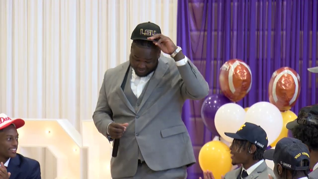 No. 1 defensive lineman in the country, Richard Anderson, signs with Lane Kiffin and the LSU Tigers